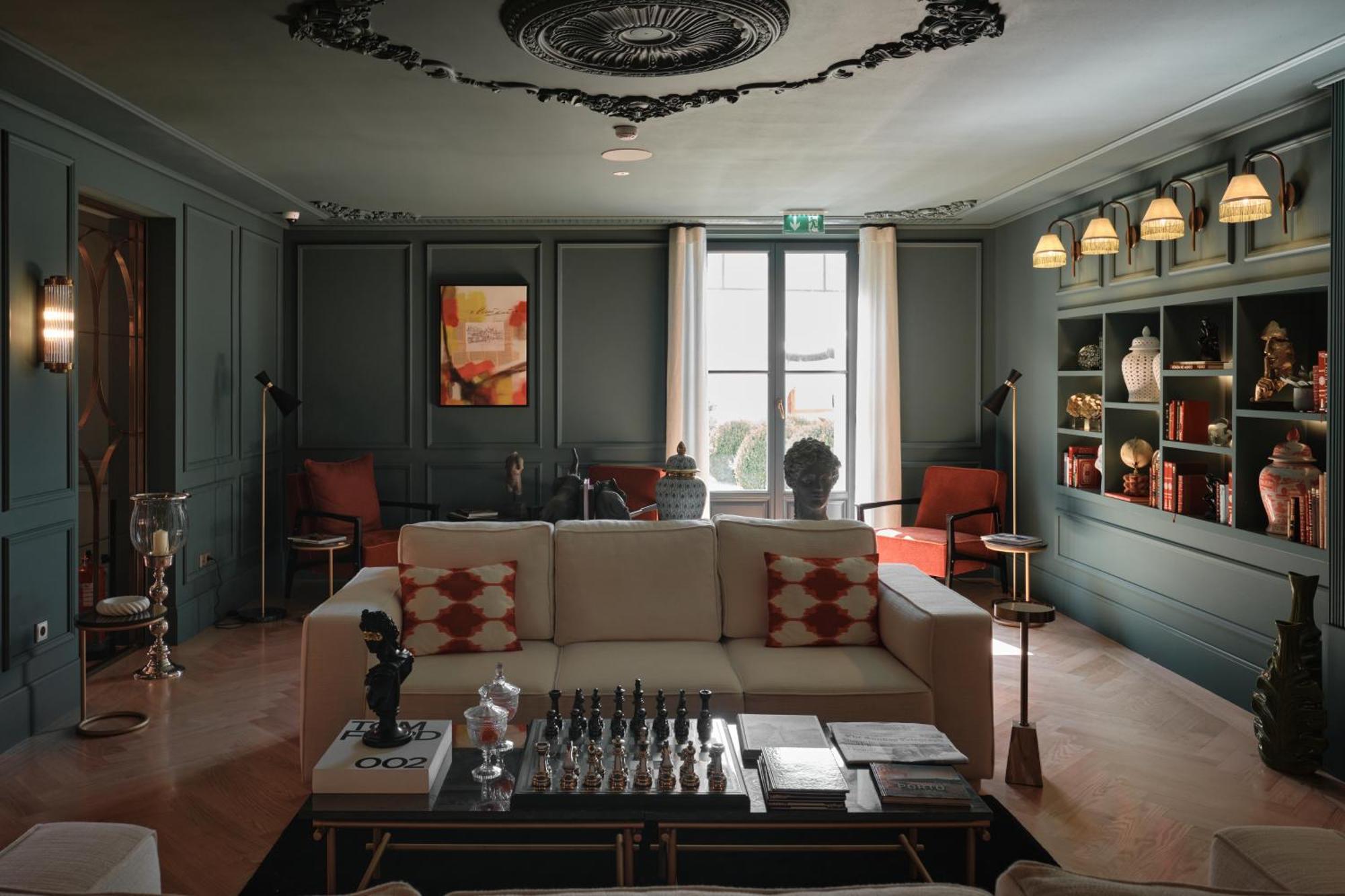 Ga Palace Hotel & Spa, A Xixth-Century Villa Porto Eksteriør bilde The library